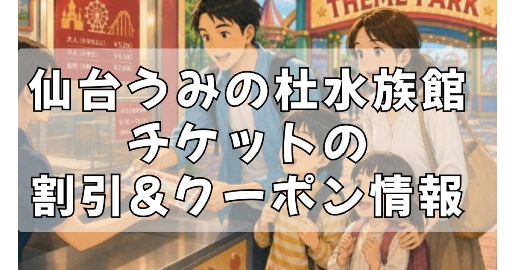 仙台うみの杜水族館のチケットの割引,クーポン,前売りサイトおすすめ4選&ホテルまとめ